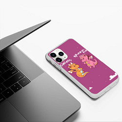 Чехол iPhone 11 Pro матовый Отец драконов, цвет: 3D-белый — фото 2