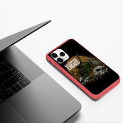 Чехол iPhone 11 Pro матовый Killswitch Engage, цвет: 3D-красный — фото 2