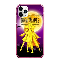 Чехол iPhone 11 Pro матовый Little Nightmares 2, цвет: 3D-малиновый