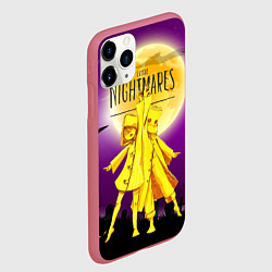Чехол iPhone 11 Pro матовый Little Nightmares 2, цвет: 3D-малиновый — фото 2