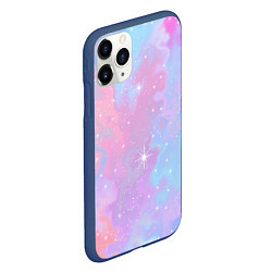 Чехол iPhone 11 Pro матовый Просто космос, цвет: 3D-тёмно-синий — фото 2