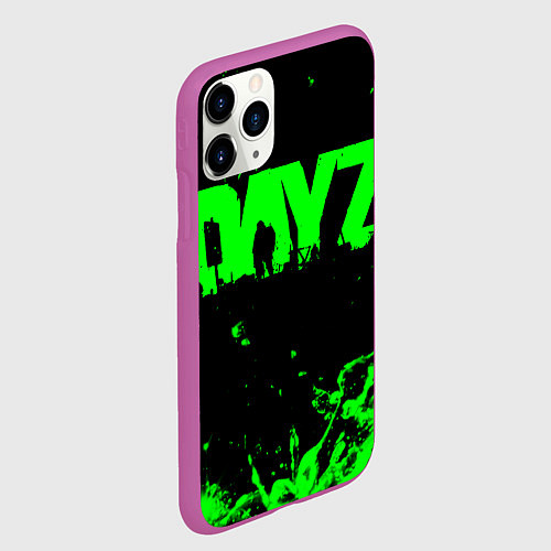 Чехол iPhone 11 Pro матовый Dayz / 3D-Фиолетовый – фото 2