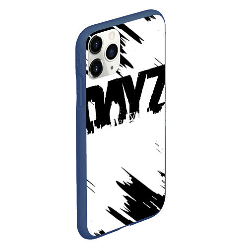 Чехол iPhone 11 Pro матовый Dayz / 3D-Тёмно-синий – фото 2