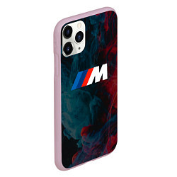 Чехол iPhone 11 Pro матовый BMW M Power БМВ М, цвет: 3D-розовый — фото 2