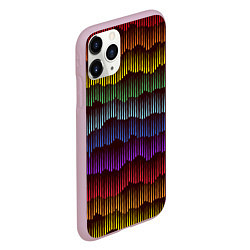 Чехол iPhone 11 Pro матовый Радуга, цвет: 3D-розовый — фото 2