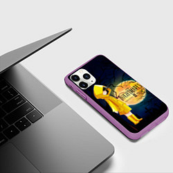 Чехол iPhone 11 Pro матовый Little Nightmares 2, цвет: 3D-фиолетовый — фото 2