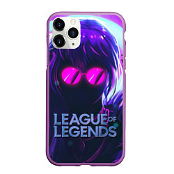 Чехол iPhone 11 Pro матовый Evelynn LOL, цвет: 3D-фиолетовый