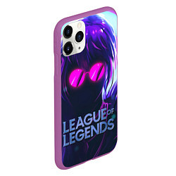 Чехол iPhone 11 Pro матовый Evelynn LOL, цвет: 3D-фиолетовый — фото 2