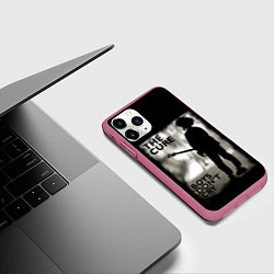 Чехол iPhone 11 Pro матовый THE CURE, цвет: 3D-малиновый — фото 2