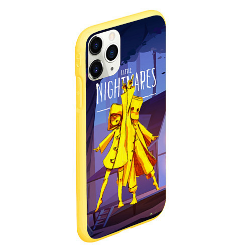 Чехол iPhone 11 Pro матовый Little Nightmares 2 / 3D-Желтый – фото 2