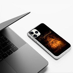 Чехол iPhone 11 Pro матовый NIGHTWISH, цвет: 3D-белый — фото 2