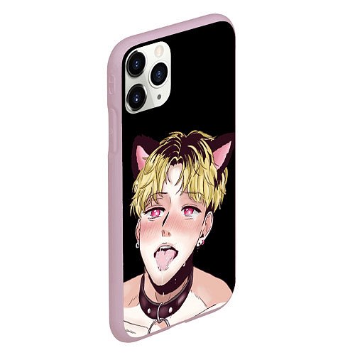 Чехол iPhone 11 Pro матовый АхегаоAhegao О Чан У / 3D-Розовый – фото 2