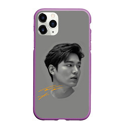 Чехол iPhone 11 Pro матовый Ли Мин Хо Lee Min Ho, цвет: 3D-фиолетовый