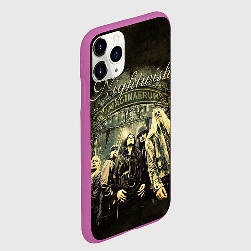Чехол iPhone 11 Pro матовый NIGHTWISH / 3D-Фиолетовый – фото 2
