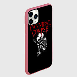 Чехол iPhone 11 Pro матовый Cannibal Corpse 1, цвет: 3D-малиновый — фото 2