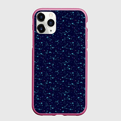 Чехол iPhone 11 Pro матовый Знаки Зодиака, цвет: 3D-малиновый