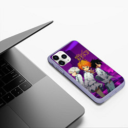 Чехол iPhone 11 Pro матовый Обещанный Неверленд, цвет: 3D-светло-сиреневый — фото 2