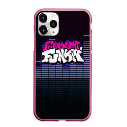 Чехол iPhone 11 Pro матовый Friday Night Funkin, цвет: 3D-малиновый