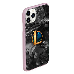 Чехол iPhone 11 Pro матовый League of Legends Black&White, цвет: 3D-розовый — фото 2
