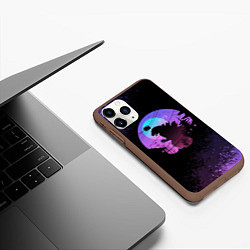 Чехол iPhone 11 Pro матовый GODZILLA ГОДЗИЛЛА, цвет: 3D-коричневый — фото 2