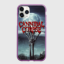 Чехол iPhone 11 Pro матовый CANNIBAL CORPSE, цвет: 3D-фиолетовый
