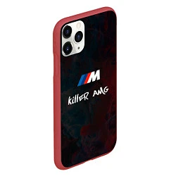 Чехол iPhone 11 Pro матовый BMW M AMG Killer, цвет: 3D-красный — фото 2