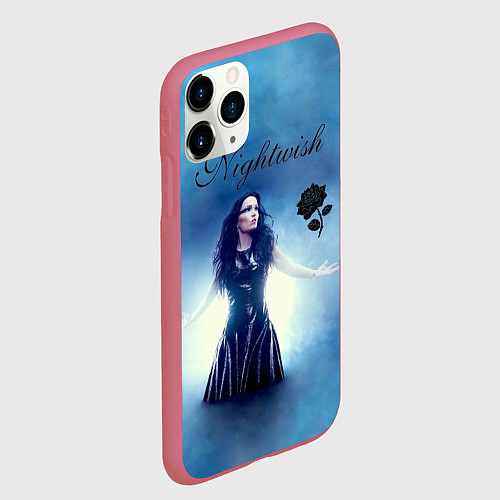 Чехол iPhone 11 Pro матовый Nightwish / 3D-Малиновый – фото 2