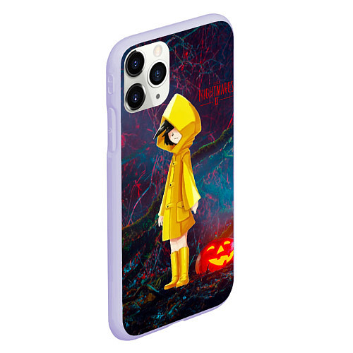 Чехол iPhone 11 Pro матовый Little Nightmares 2 / 3D-Светло-сиреневый – фото 2