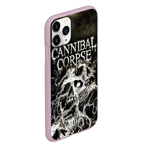 Чехол iPhone 11 Pro матовый Cannibal Corpse / 3D-Розовый – фото 2