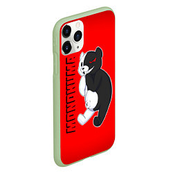 Чехол iPhone 11 Pro матовый МОНОКУМА, цвет: 3D-салатовый — фото 2