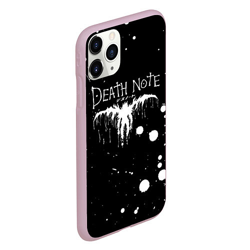 Чехол iPhone 11 Pro матовый DEATH NOTE ТЕТРАДЬ СМЕРТИ / 3D-Розовый – фото 2