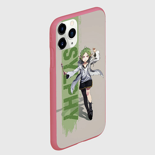 Чехол iPhone 11 Pro матовый Sylphy / 3D-Малиновый – фото 2