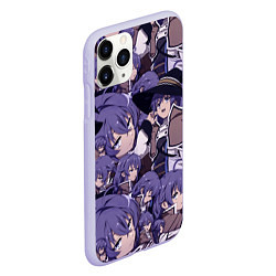 Чехол iPhone 11 Pro матовый Рокси Мигурдиа, цвет: 3D-светло-сиреневый — фото 2