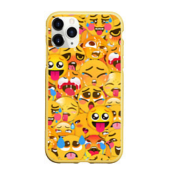 Чехол iPhone 11 Pro матовый AHEGAO EMOJI