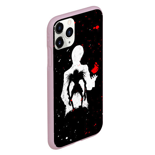 Чехол iPhone 11 Pro матовый DEATH NOTE ТЕТРАДЬ СМЕРТИ / 3D-Розовый – фото 2