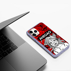 Чехол iPhone 11 Pro матовый AHEGAO, цвет: 3D-светло-сиреневый — фото 2