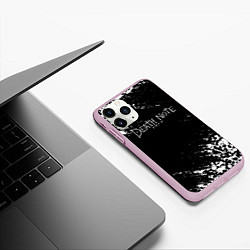 Чехол iPhone 11 Pro матовый DEATH NOTE ТЕТРАДЬ СМЕРТИ, цвет: 3D-розовый — фото 2