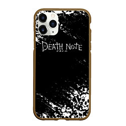 Чехол iPhone 11 Pro матовый DEATH NOTE ТЕТРАДЬ СМЕРТИ, цвет: 3D-коричневый