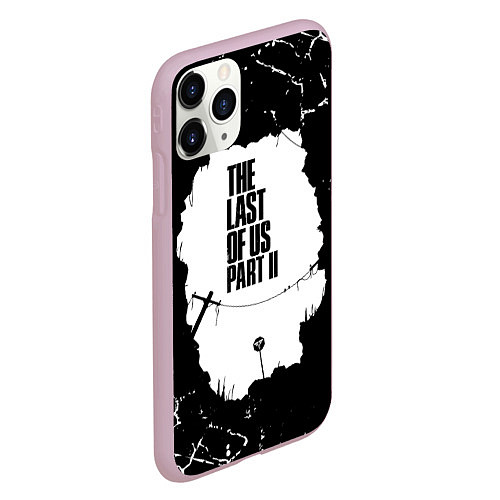 Чехол iPhone 11 Pro матовый THE LAST OF US ОДНИ ИЗ НАС / 3D-Розовый – фото 2