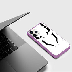 Чехол iPhone 11 Pro матовый ИТАДОРИ ТАТУ JUJUTSU KAISEN, цвет: 3D-фиолетовый — фото 2
