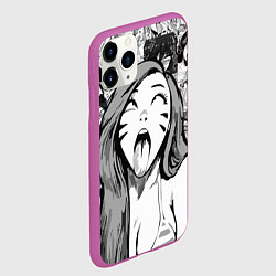 Чехол iPhone 11 Pro матовый Belle Delphine Ahegao, цвет: 3D-фиолетовый — фото 2