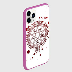 Чехол iPhone 11 Pro матовый Хеллсинг, Печать Алукарда, цвет: 3D-фиолетовый — фото 2