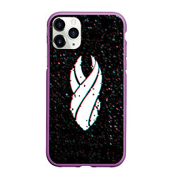 Чехол iPhone 11 Pro матовый DEAD SPACE МЁРТВЫЙ КОСМОС, цвет: 3D-фиолетовый