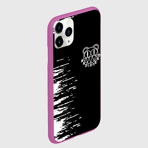 Чехол iPhone 11 Pro матовый Radiohead / 3D-Фиолетовый – фото 2