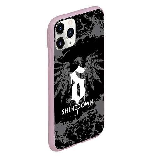 Чехол iPhone 11 Pro матовый Shinedown / 3D-Розовый – фото 2