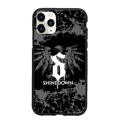 Чехол iPhone 11 Pro матовый Shinedown, цвет: 3D-черный