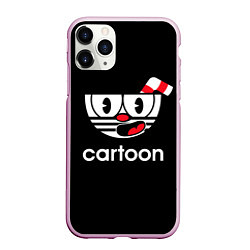 Чехол iPhone 11 Pro матовый CUPHEAD КАПХЕД, цвет: 3D-розовый