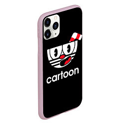 Чехол iPhone 11 Pro матовый CUPHEAD КАПХЕД, цвет: 3D-розовый — фото 2