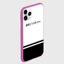 Чехол iPhone 11 Pro матовый Хачироку AE 86, цвет: 3D-фиолетовый — фото 2