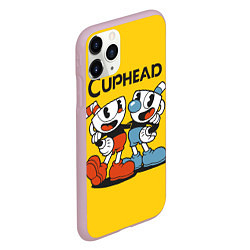 Чехол iPhone 11 Pro матовый CUPHEAD, цвет: 3D-розовый — фото 2